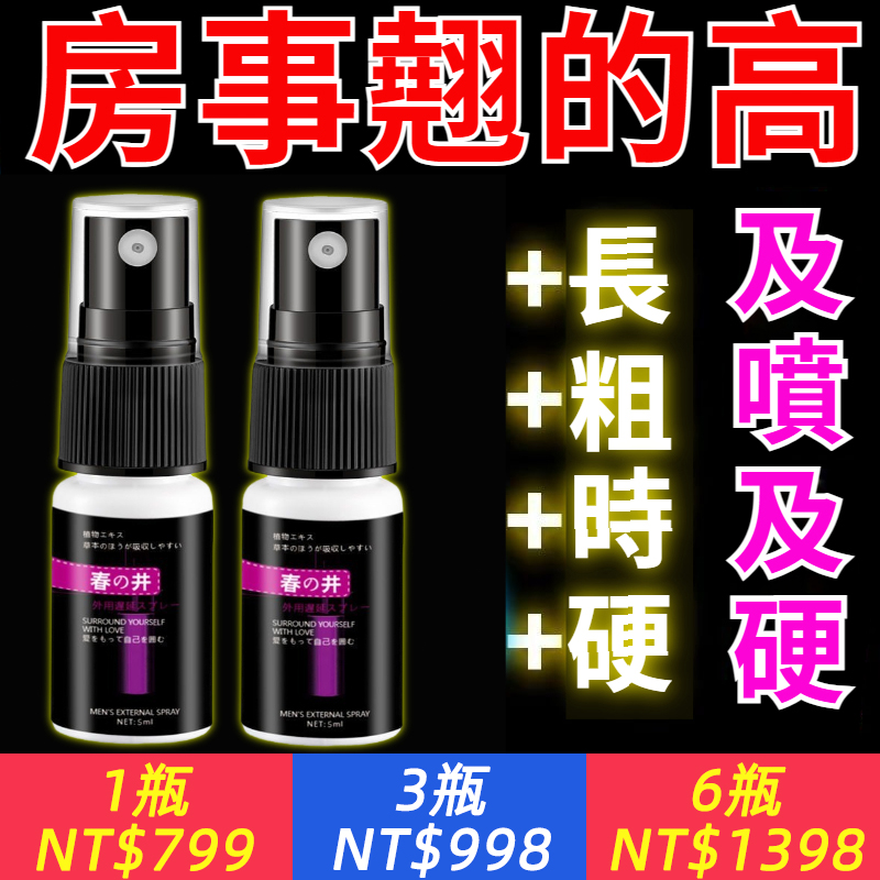 女優噩夢！一噴頂一晚！【5分鐘起效，12小時內持續有效！】日本春井噴劑，告別早洩、短小、軟塌！幹到她腿軟~