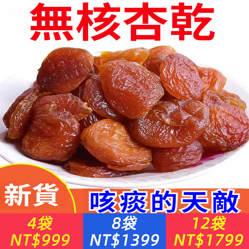 【肺部大掃除】無核杏乾酸甜孕婦金杏乾杏肉果脯果乾特產零食