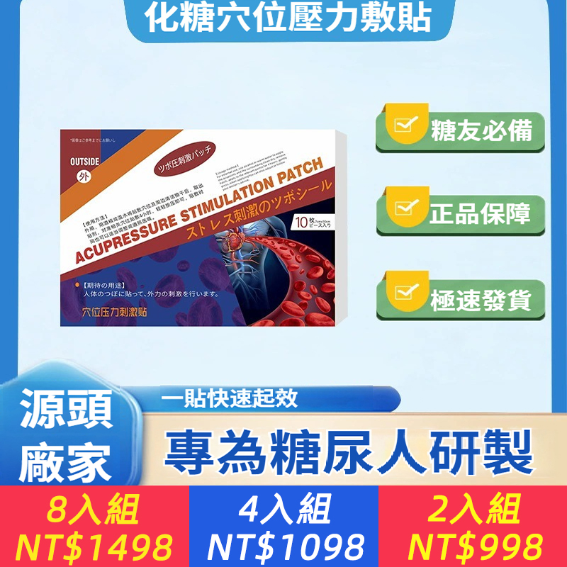 【日本黑科技「穴位降血糖貼」引爆糖友圈！ 】 不札針、不吃藥！睡前貼一貼，血糖悄悄降」日本醫學團隊30年研發結晶獨家「經絡導電凝膠」刺激胰島穴位的天然降糖機制臨床實測：空腹血糖平均下降2.3mmol/L夜間8小時持續作用，睡醒就見證奇蹟