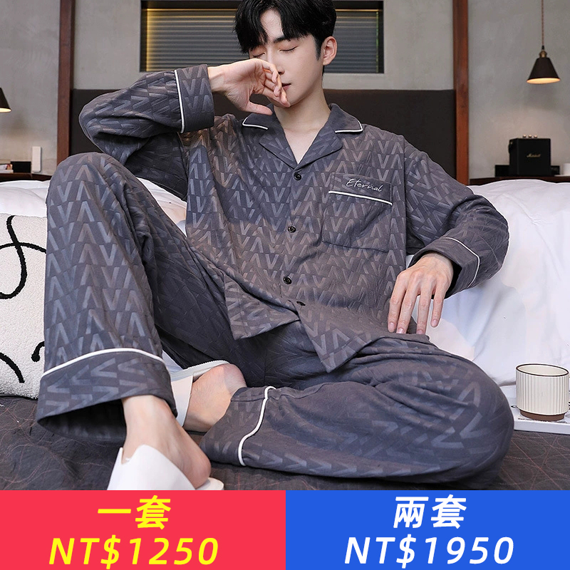 德絨睡衣男款秋冬季2025新款春秋冬天薄絨加厚保暖寬鬆居家服套裝