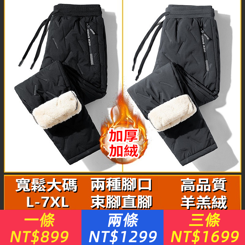【寒冬必備神褲！一件讓你暖到心裡】 這條男士羊羔絨褲子真的太厲害！ 3秒鎖溫科技，-30℃也能穿出移動小火爐的溫暖感 800g超濃密羊羔絨內裡➕防風外層，保暖力直接贏過厚棉褲！