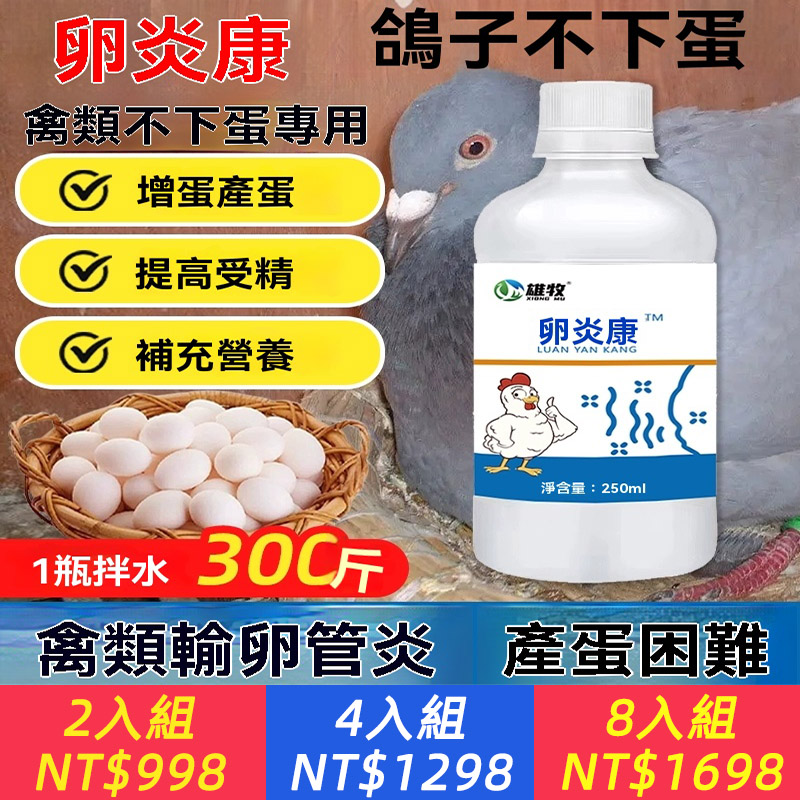 卵炎康專治鴿子不下蛋禽用雞鴨鵝催蛋素下蛋不受精可孵化催蛋專用
